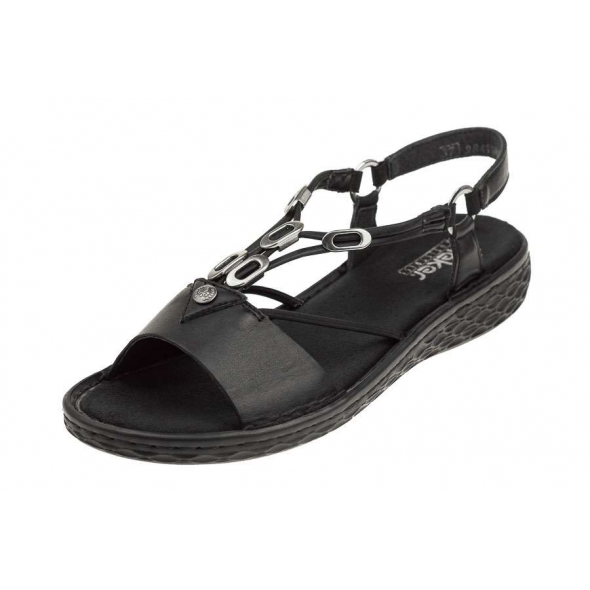 Rieker V22L9-00 wygodne damskie sandały