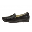 Lesta 3997 wygodne czarne damskie mokasyny