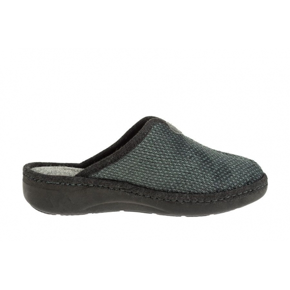 Grunland ALDE CI 0834 – Ciabatta Classica Donna In Tessuto, Made In Italy – Suola In Gomma E Poliuretano, Colore Blu