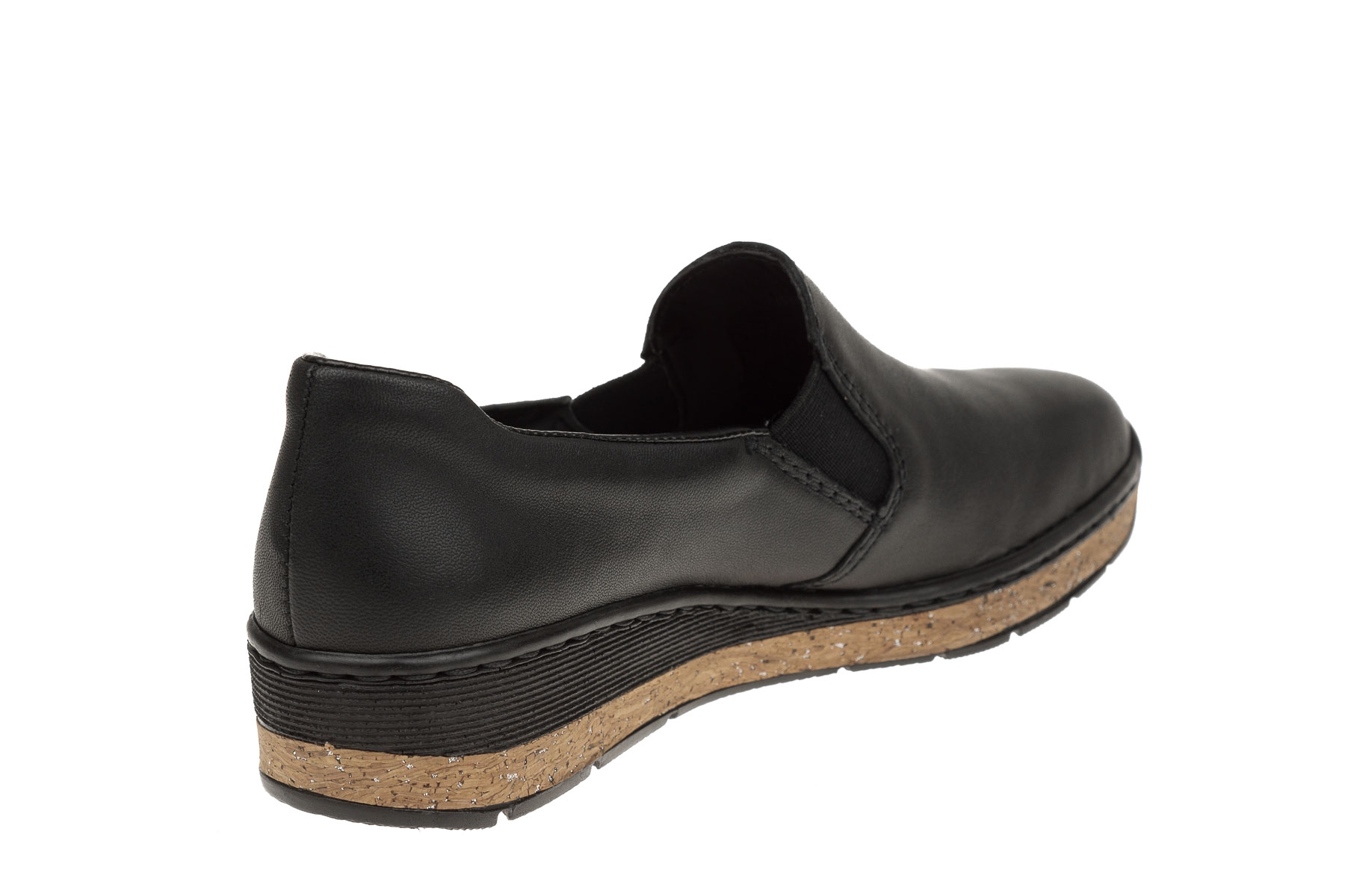 Rieker Dames 59766 Slipper, zwart, 41 EU