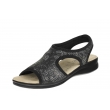 Sanital Flex 8056.17 Nero wygodne damskie sandały