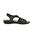 Sanital Flex 8056.17 Nero wygodne damskie sandały