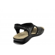 Sanital Flex 8056.17 Nero wygodne damskie sandały