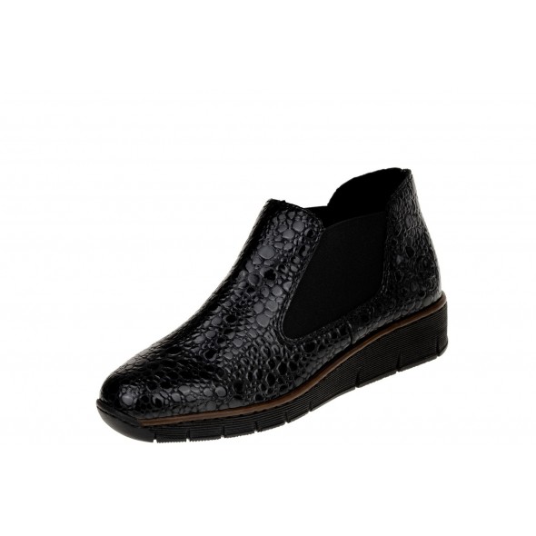 Rieker 53790-45 wygodne damskie botki