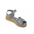 Axel Comfort 2477 szare wygodne zdrowotne damskie sandały