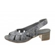 Axel Comfort 2460 wygodne zdrowotne szare damskie sandały