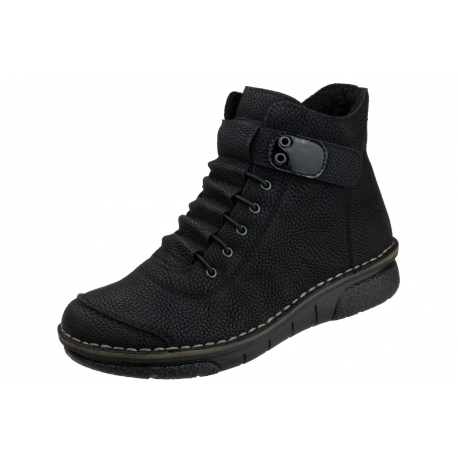 Rieker 73383-00 wygodne damskie botki