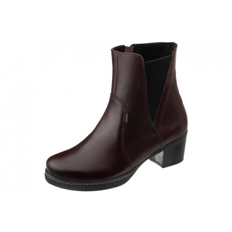 Axel Comfort 4374 wygodne bordowe damskie botki