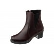 Axel Comfort 4374 wygodne bordowe damskie botki