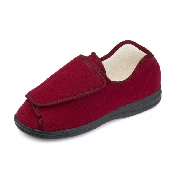 PodoWell Granit Scarpe Da Camera Unisex, Extra Large Con Chiusura Regolabile In Velcro, Lavabili E Antiscivolo, Per Piedi Sensibili