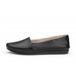 Lesta 4121 wygodne czarne damskie mokasyny