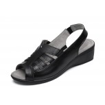 Axel Comfort 0176 czarne damskie sandały
