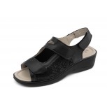 Axel Comfort 2462 czarne damskie sandały
