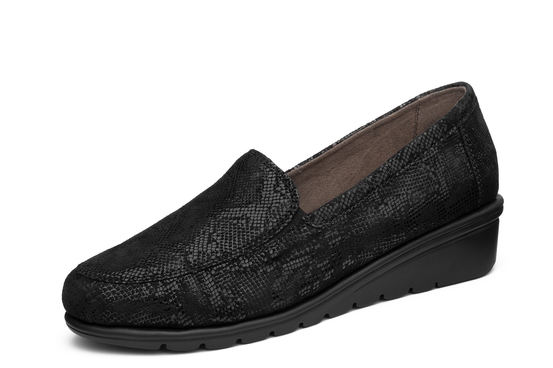 Scarpe Da Ginnastica Donna CAPRICE Slip On, Tessuto, Larghezza G, Colore Beige, Tacco 36 Mm