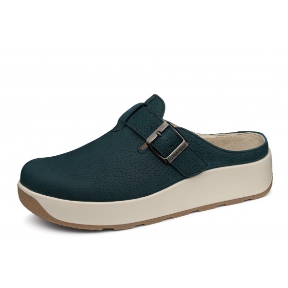 Berkemann Dianna 03902-383 wygodne skórzane damskie klapki