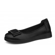 Loretta Vitale W2439403A czarne wygodne zdrowotne damskie baleriny