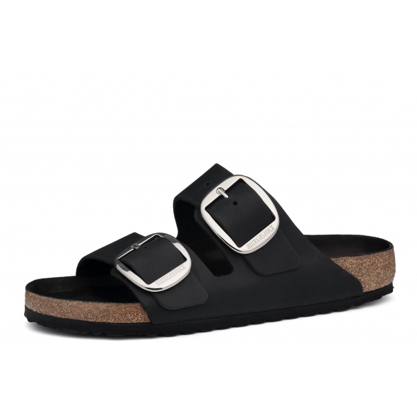 Birkenstock Arizona Big Buckle 1011074 ortopedyczne skórzane damskie klapki