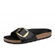 Birkenstock Madrid Big Buckle 1022650 ortopedyczne skórzane damskie klapki