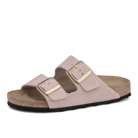 Birkenstock Arizona BS 1026170 ortopedyczne skórzane damskie klapki