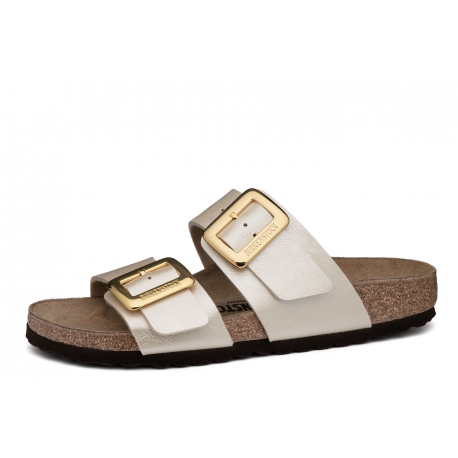 Birkenstock Sydney Cushion Buckle 1029492 wygodne zdrowotne damskie klapki