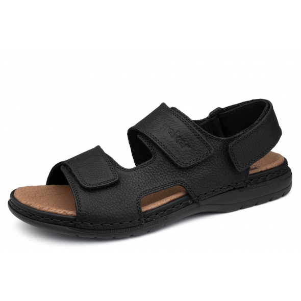 Rieker 25558-01 wygodne męskie sandały