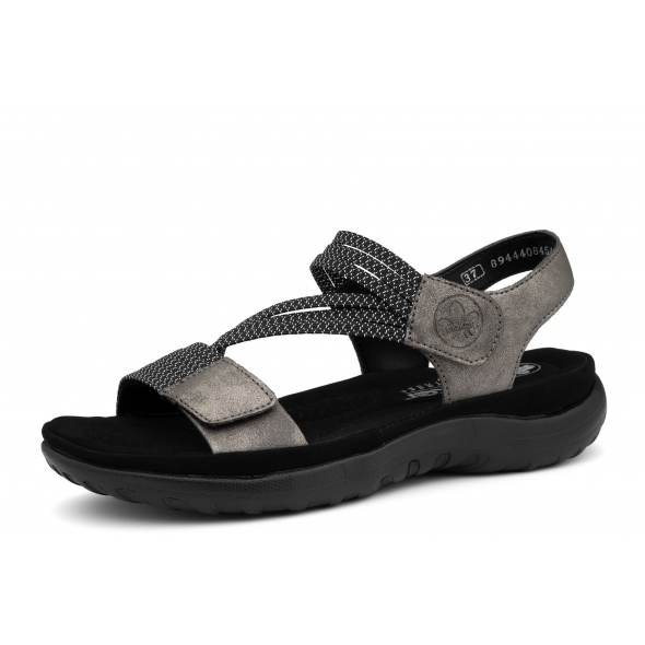 Rieker 64870-42 wygodne damskie sandały