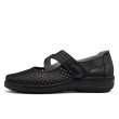 Axel Comfort 1879 wygodne czarne damskie baleriny