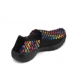 Rock Spring Samba Black Rainbow wygodne damskie półbuty