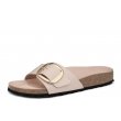 Birkenstock Madrid Big Buckle 1026496 wygodne skórzane damskie klapki
