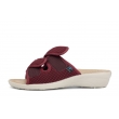 Fly flot T4 F50 FE BURGUNDY wygodne damskie klapki