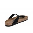 Birkenstock Gizeh BS 1019023 wygodne skórzane damskie klapki - japonki
