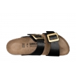 Birkenstock Sydney Cushion Buckle 1029457 ortopedyczne damskie klapki