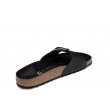 Birkenstock Madrid Big Buckle 1006522 ortopedyczne skórzane damskie klapki