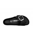Birkenstock Madrid Big Buckle 1006522 ortopedyczne skórzane damskie klapki
