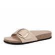 Birkenstock Madrid Big Buckle 1026496 wygodne skórzane damskie klapki