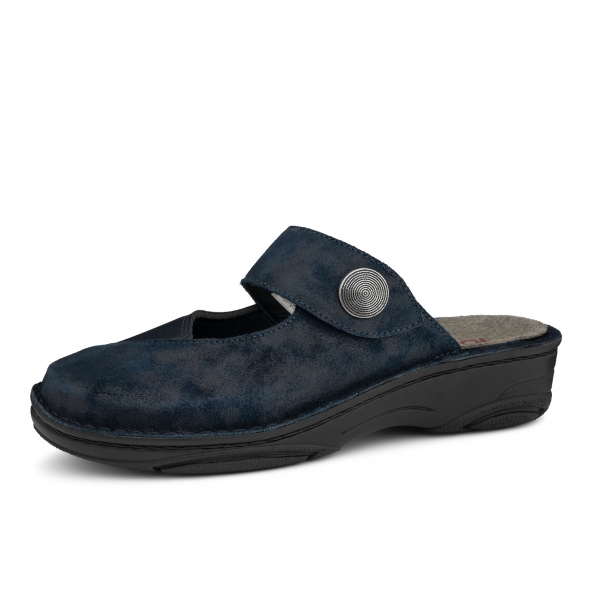 Berkemann Heliane 03457-302 wygodne skórzane damskie klapki