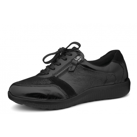 Waldlaufer M-Ira 815M01 411 001 wygodne skórzane damskie półbuty