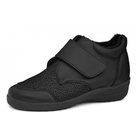 Comfortabel 990542-01 wygodne skórzane damskie botki
