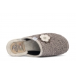 Fly flot 83 W32 3F TAUPE wygodne ciepłe damskie klapki