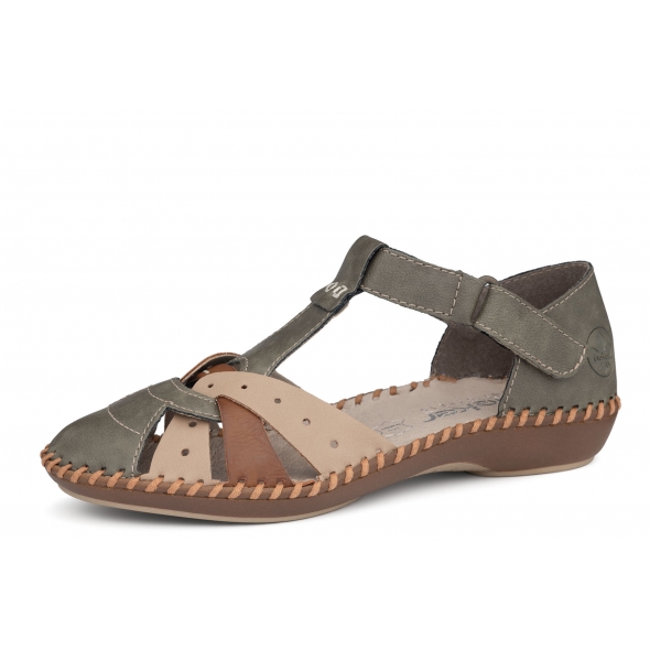 Rieker M1655-54 wygodne damskie sandały