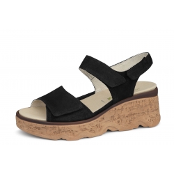 Waldlaufer H-Estela 989001 195 001 wygodne skórzane damskie sandały