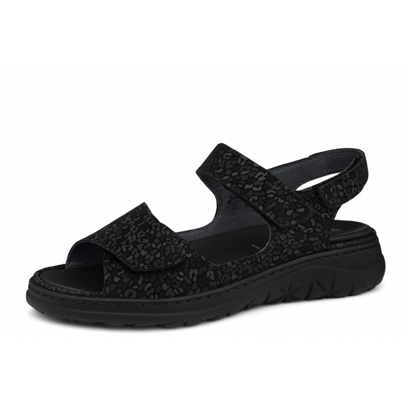 Waldlaufer H-Joline 756001 128 001 wygodne zdrowotne damskie sandały