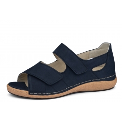 Waldlaufer K-Heliett ProAktiv 681001 191 217 wygodne skórzane damskie sandały