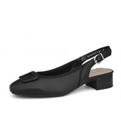 Rieker 43456-00 wygodne skórzane damskie czółenka