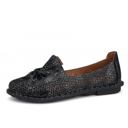 Comfortabel 830047-01 wygodne skórzane damskie półbuty