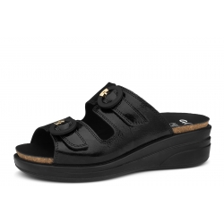 Ara Zurich-S 12-47002-02 wygodne skórzane damskie klapki