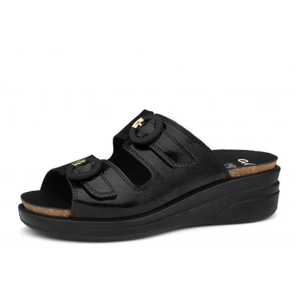 Ara Zurich-S 12-47002-02 wygodne skórzane damskie klapki