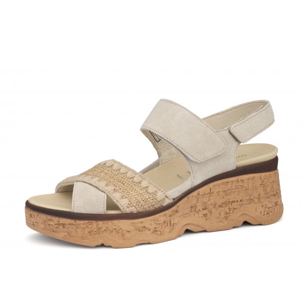 Waldlaufer H-Estela 989002 195 083 wygodne zdrowotne damskie sandały