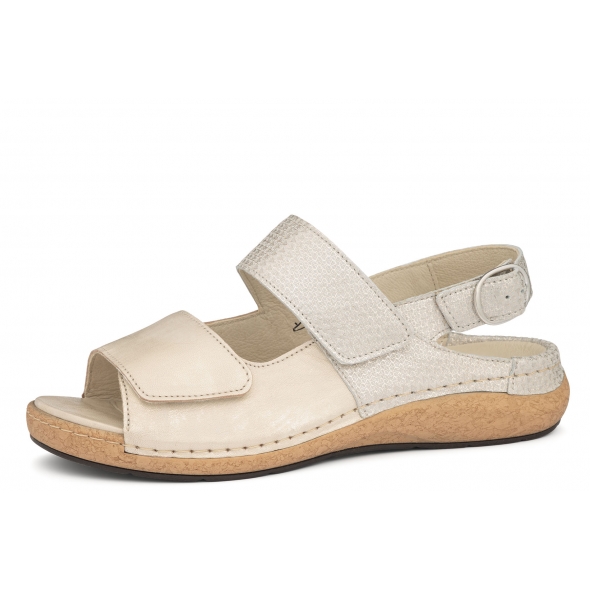 Waldlaufer K-Heliett ProAktiv 681003 202 403 wygodne zdrowotne damskie sandały