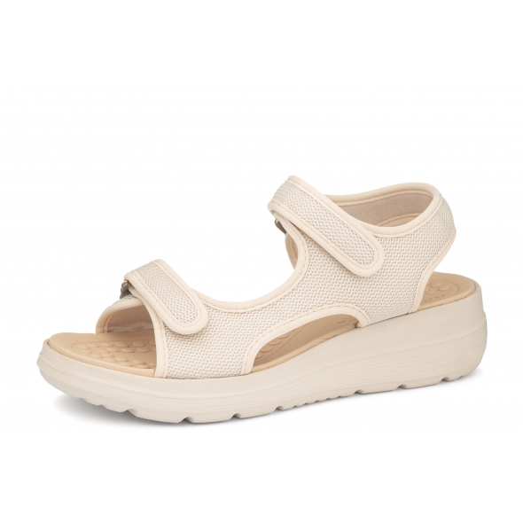 Azaleia Greice 18833 kremowe damskie sandały